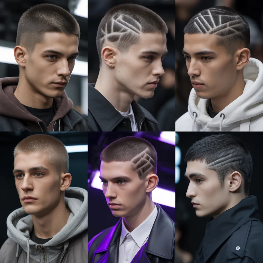 short shaved hairstyles