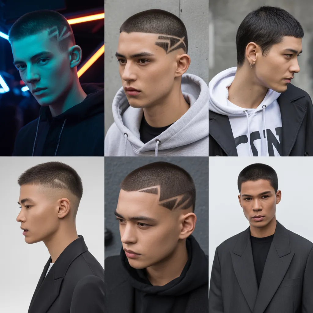 short shaved hairstyles