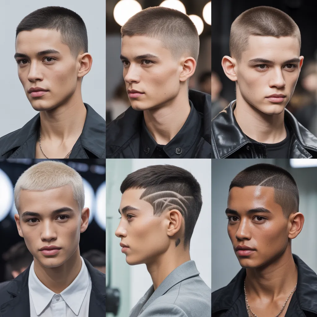 short shaved hairstyles