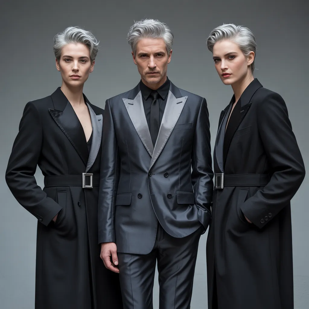 silver haired beauties