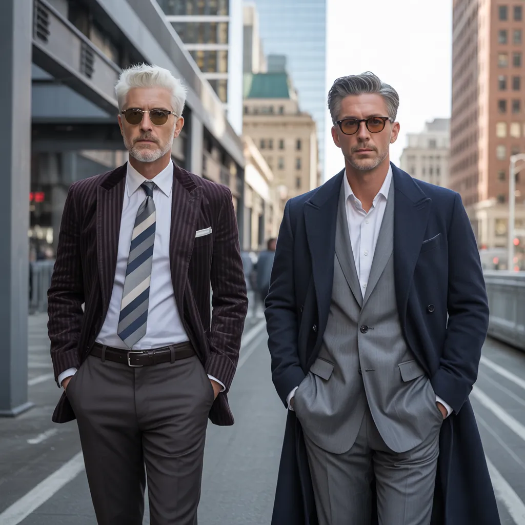 silver haired beauties