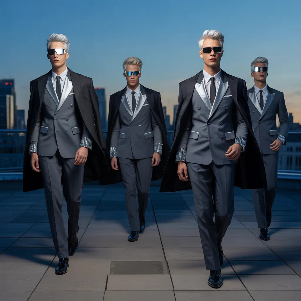 silver haired beauties