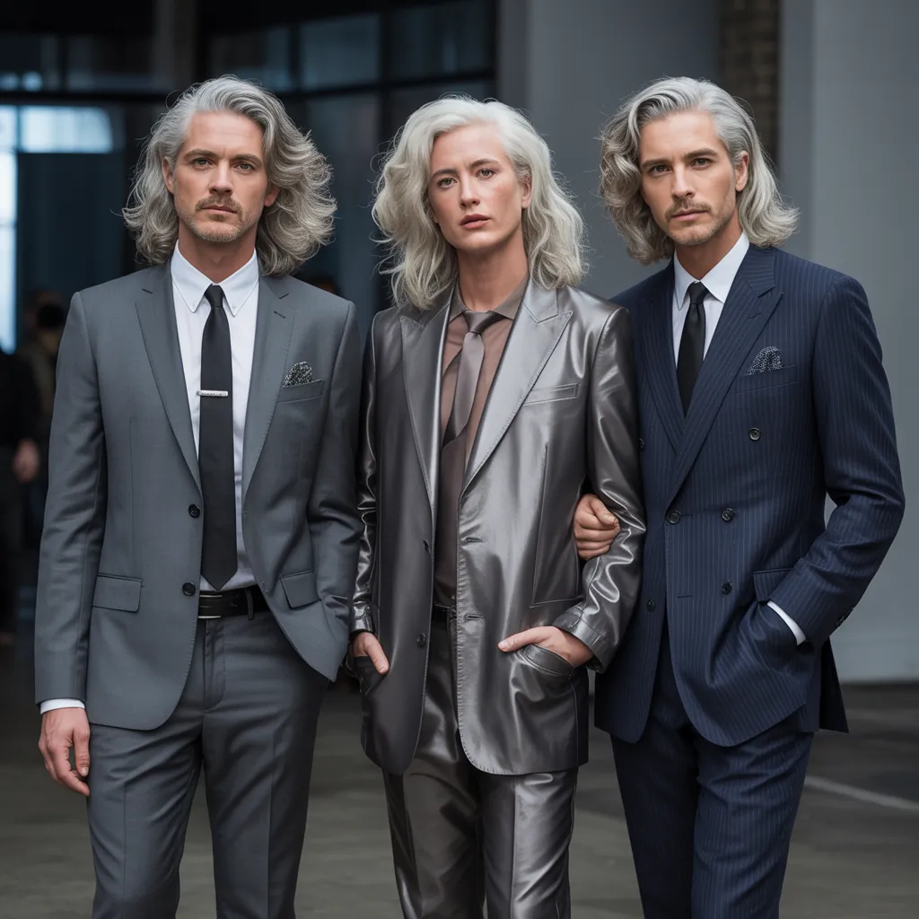 silver haired beauties