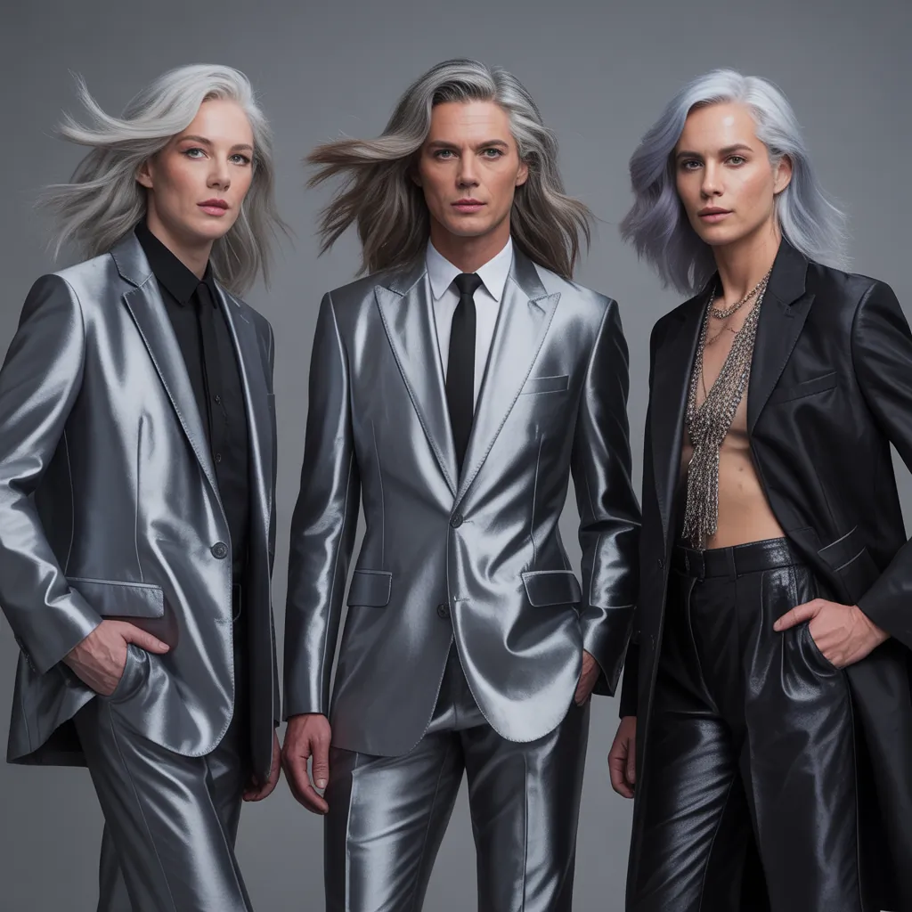 silver haired beauties
