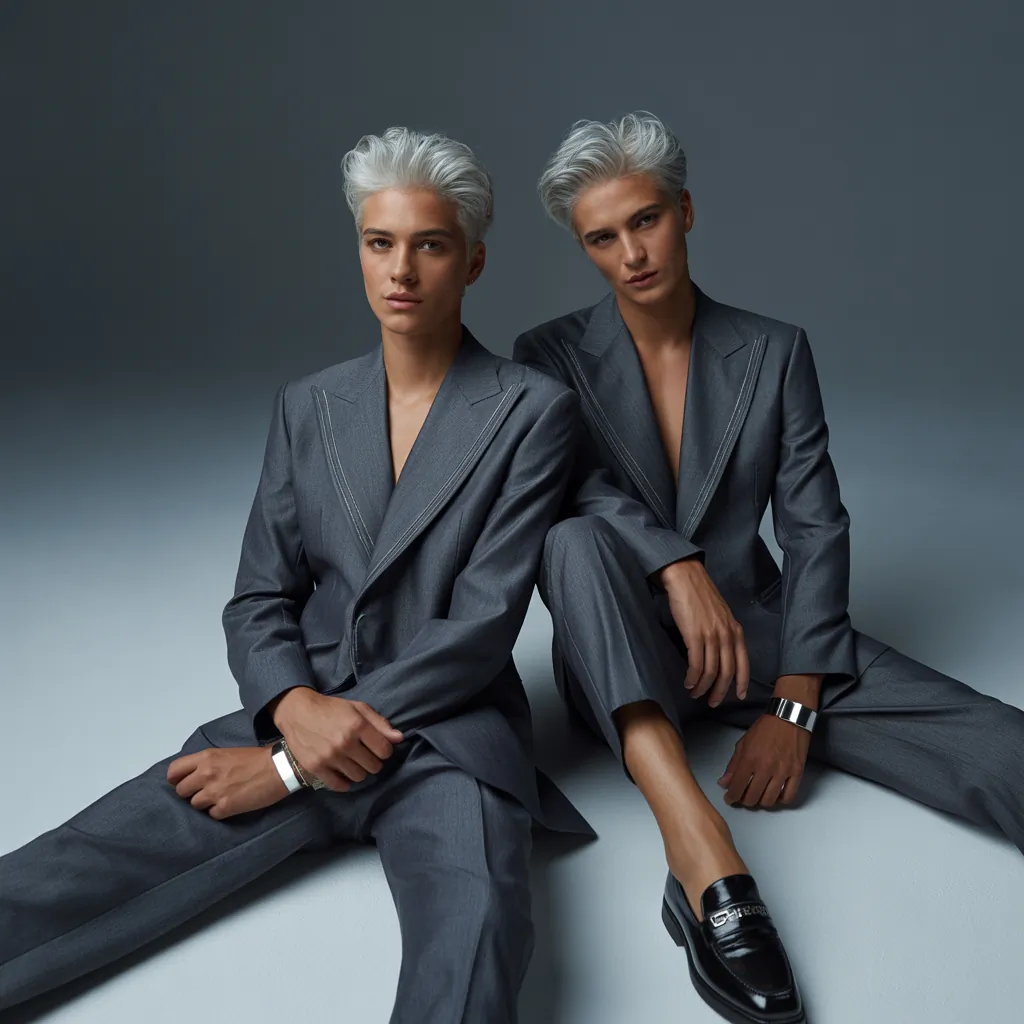silver haired beauties