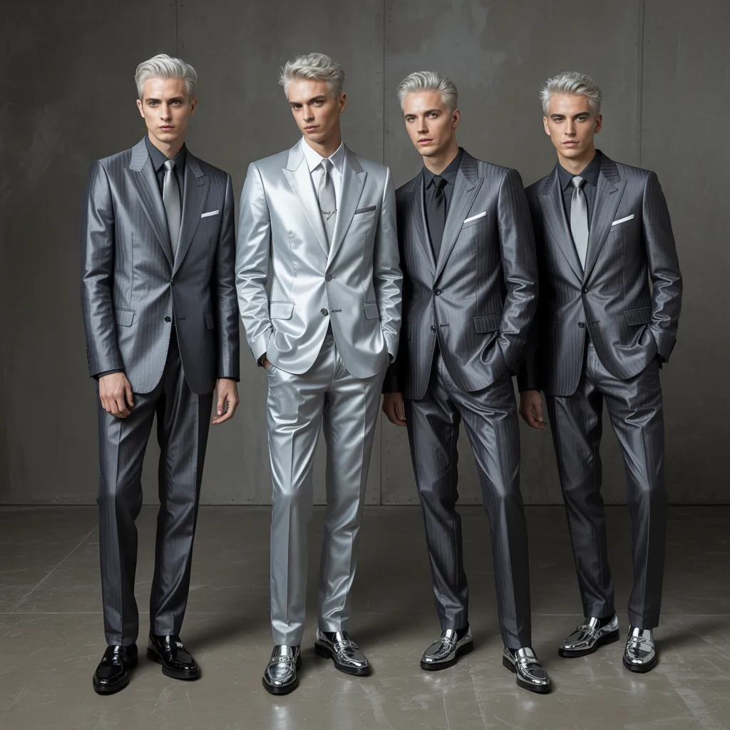 silver haired beauties