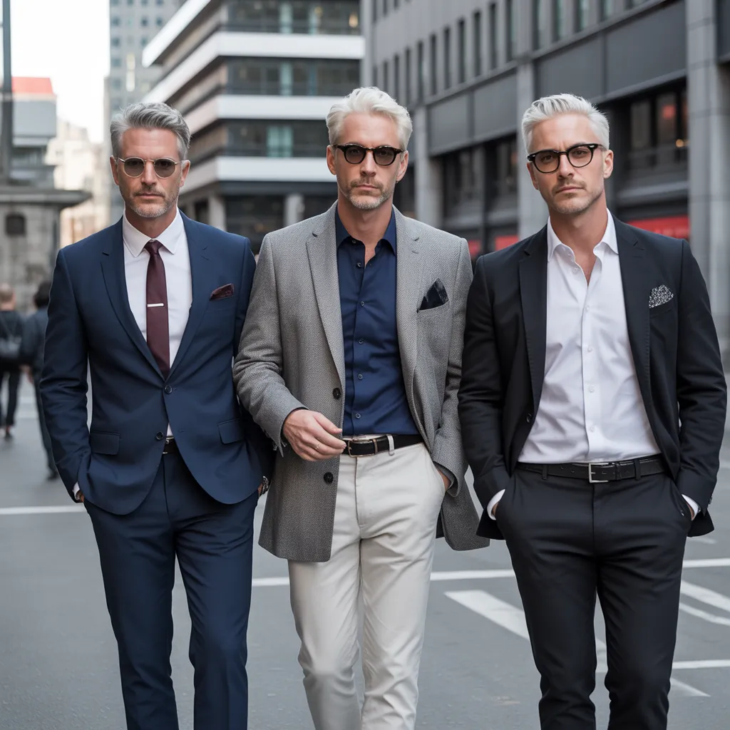 silver haired beauties