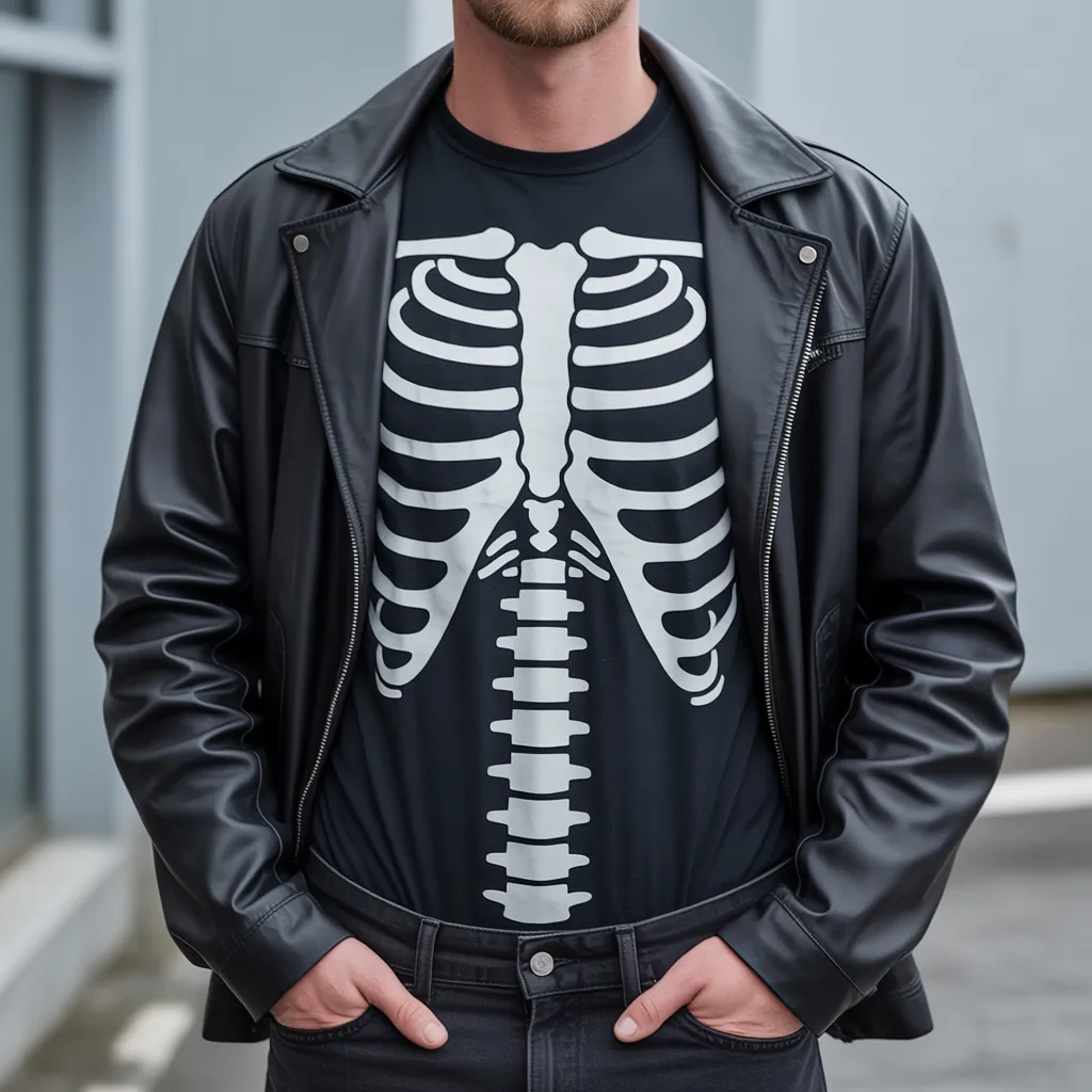 skeleton shirt