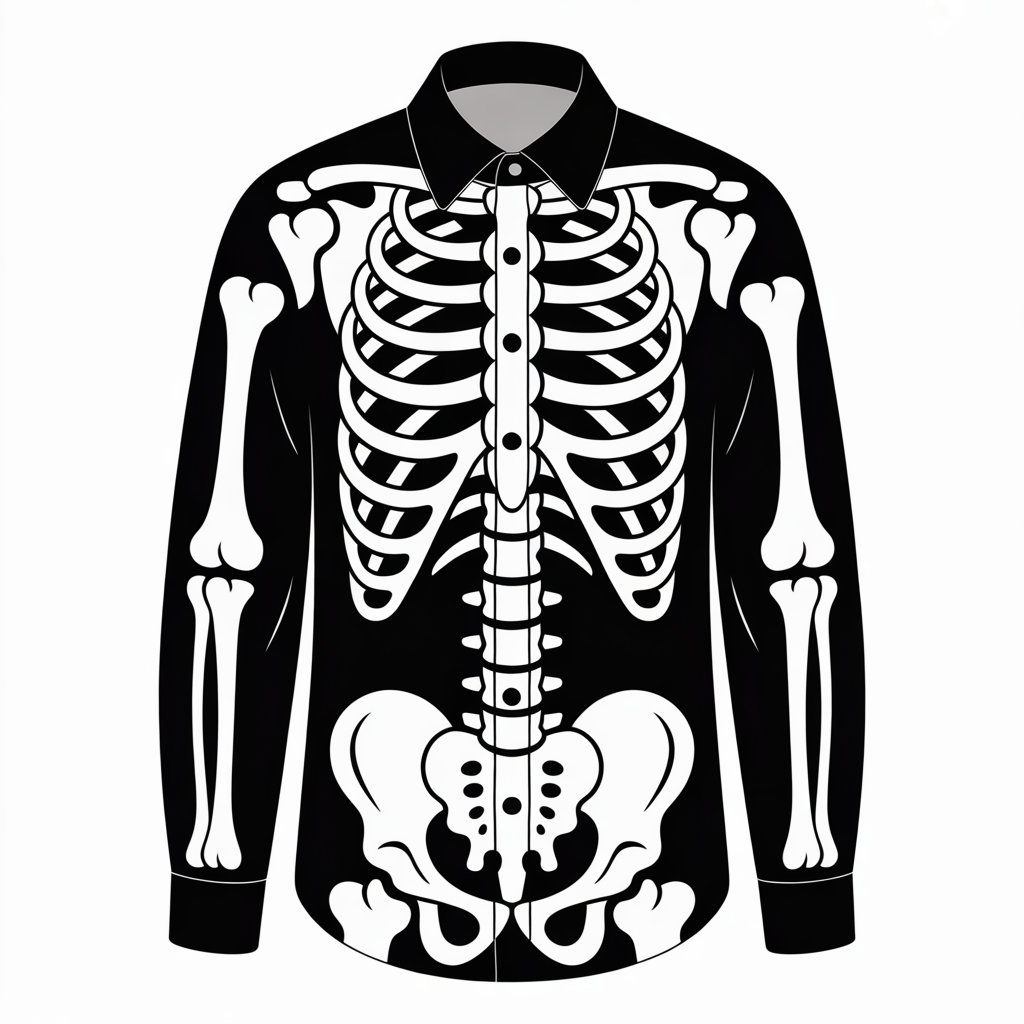 skeleton shirt
