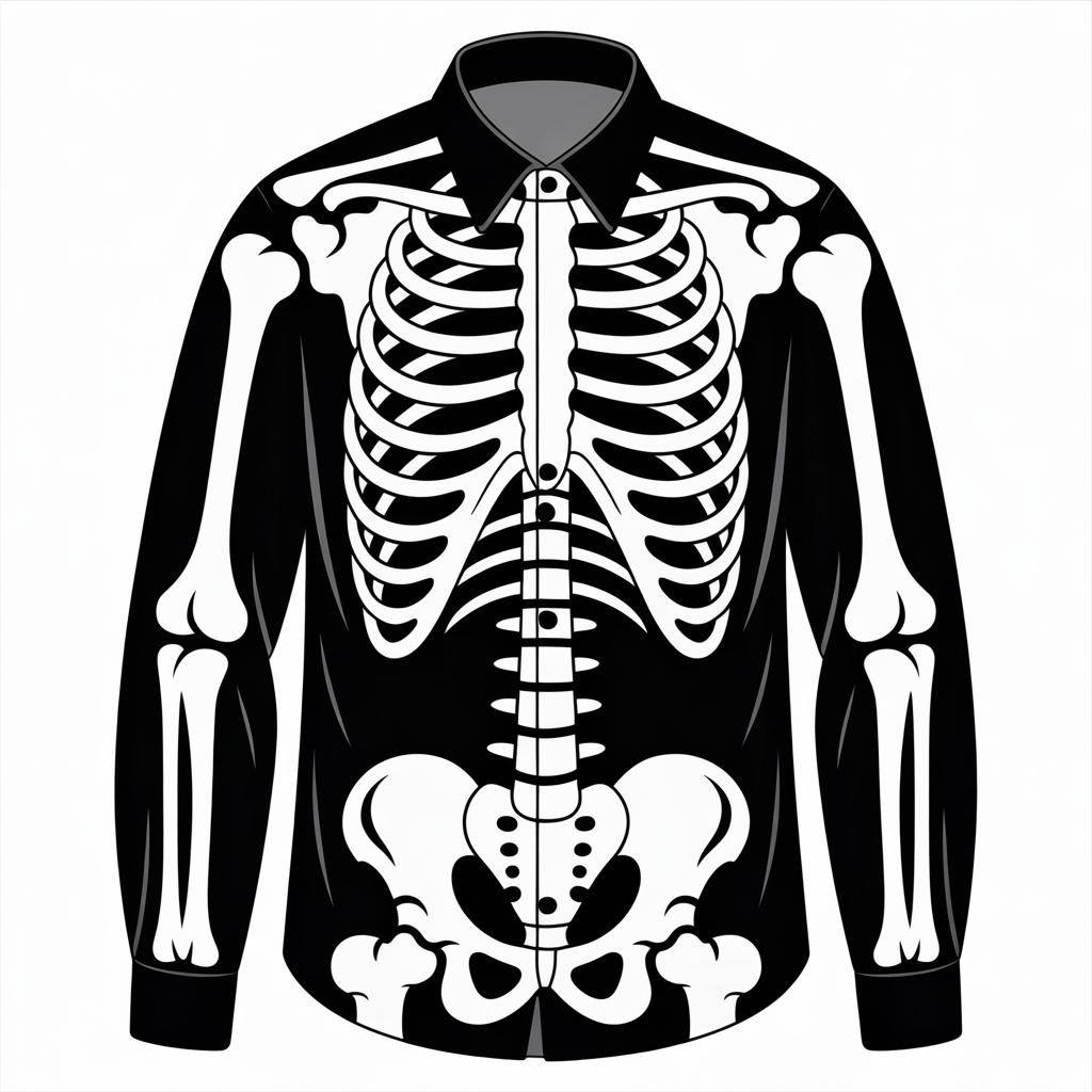 skeleton shirt