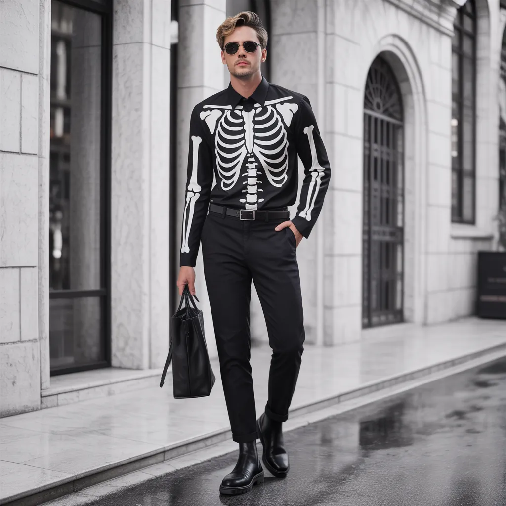 skeleton shirt