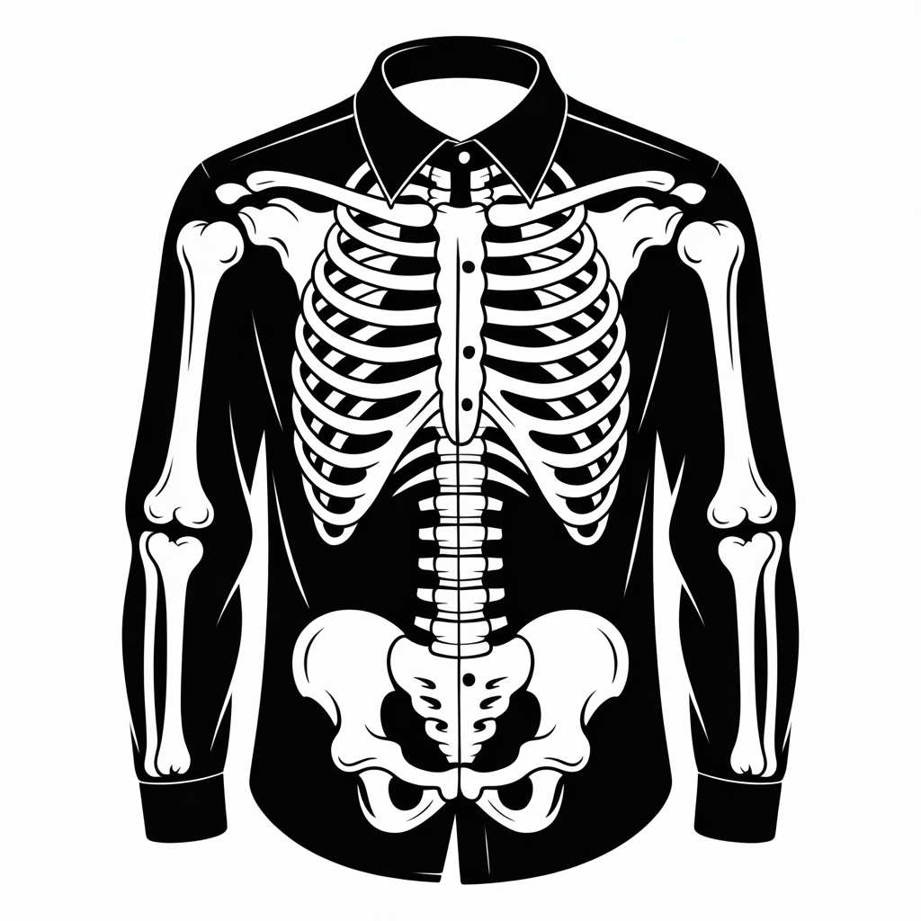 skeleton shirt