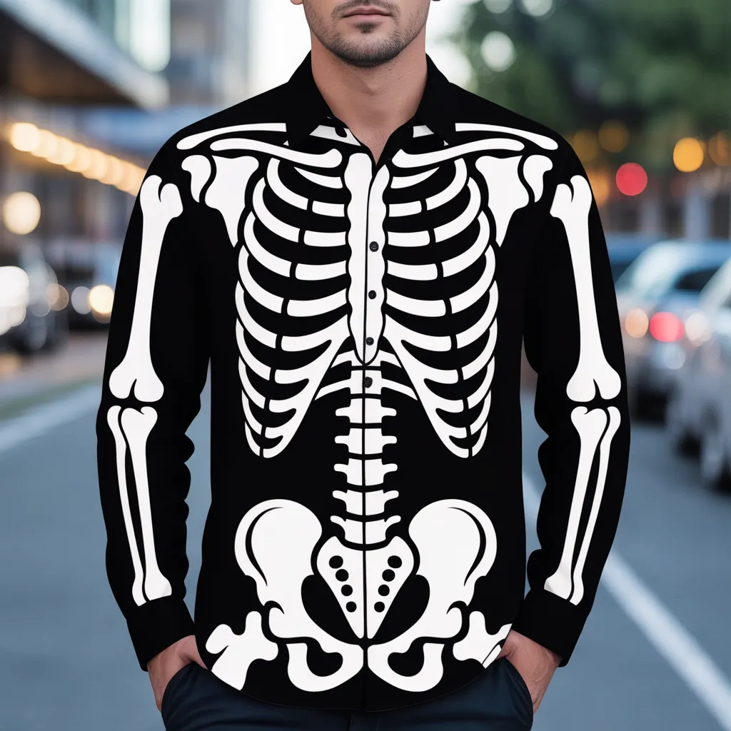 skeleton shirt