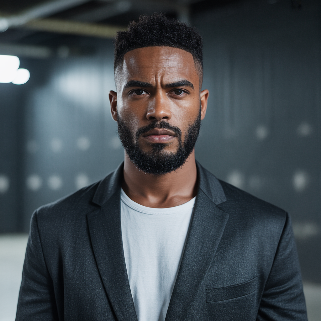 skin fade beard