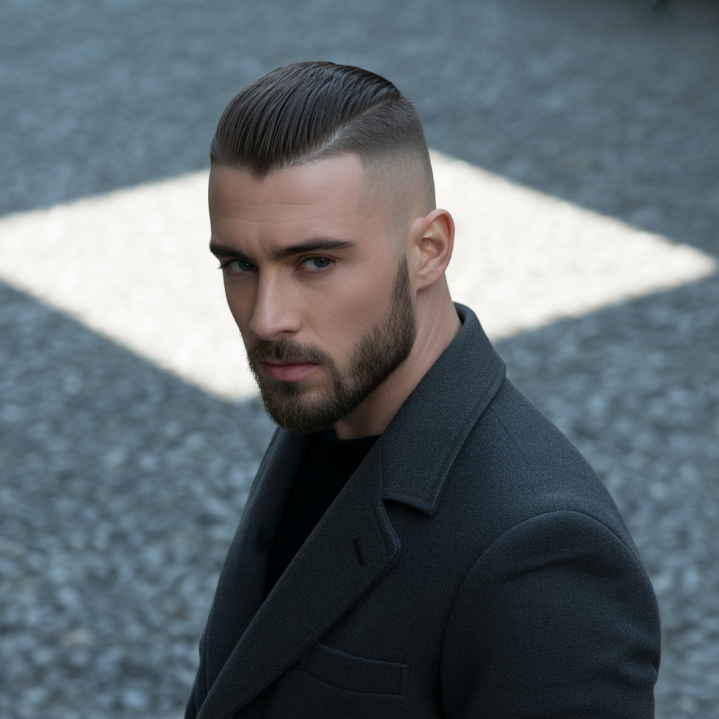 skin fade beard