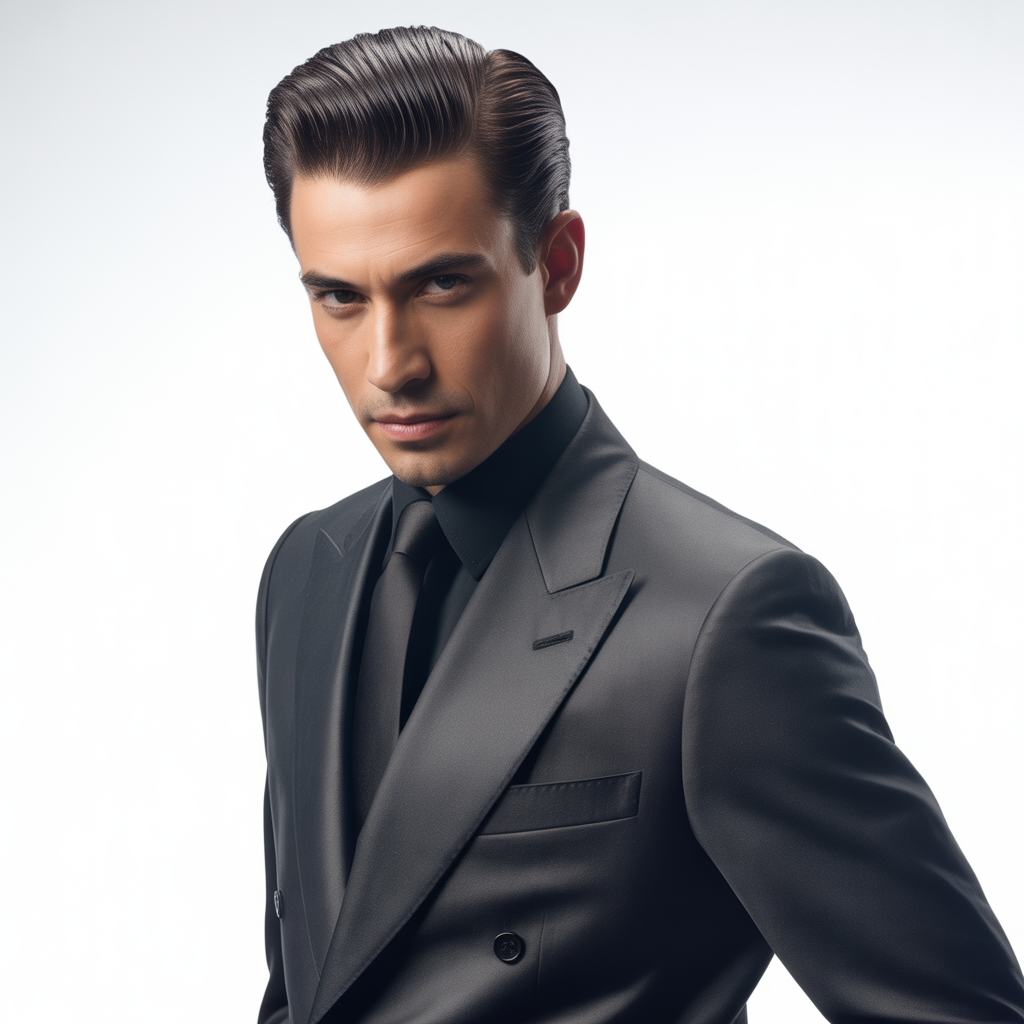 slick back haircut