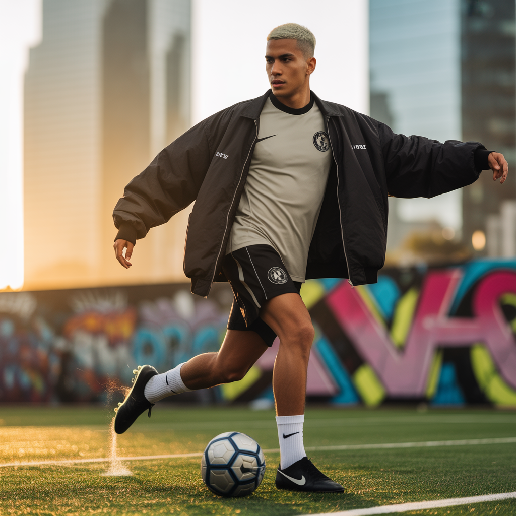 soccer player fade