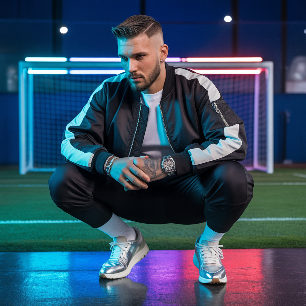 soccer player fade