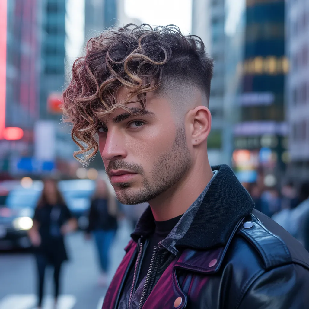stacked curly bob haircut