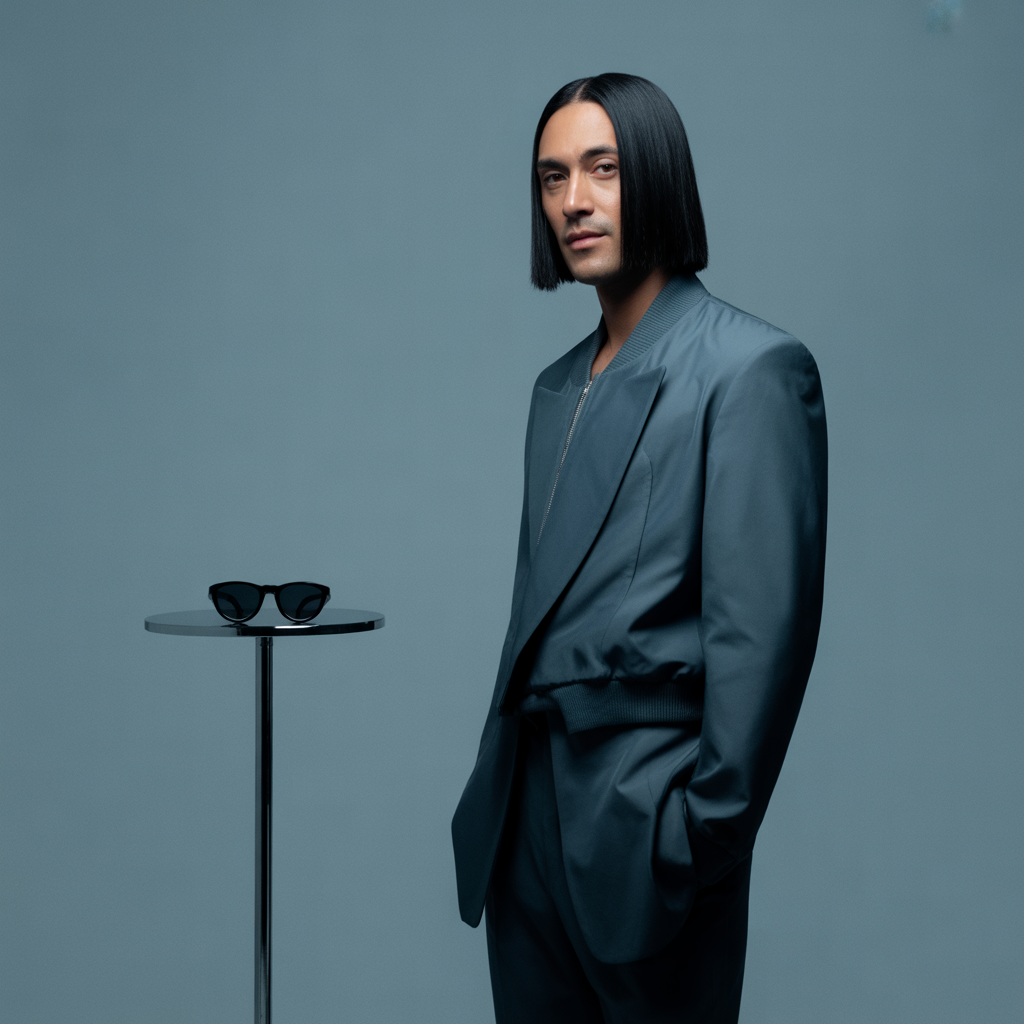 straight hair men