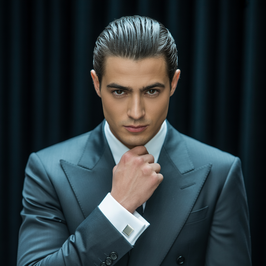 straight hair men