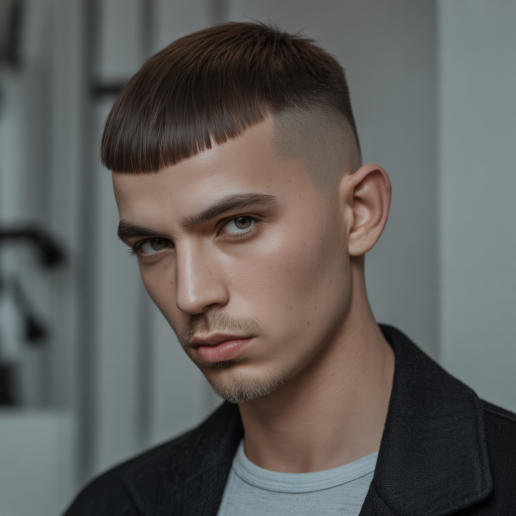 straight haircuts men