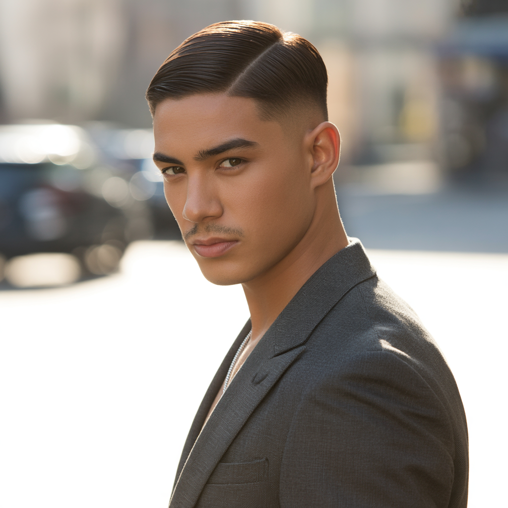 straight haircuts men