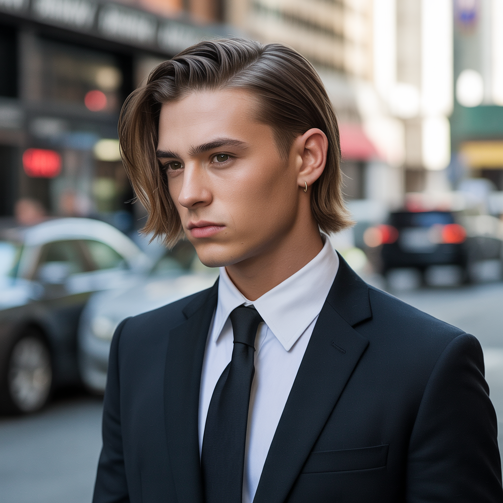 straight haircuts men