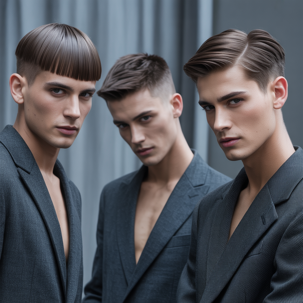 straight haircuts men