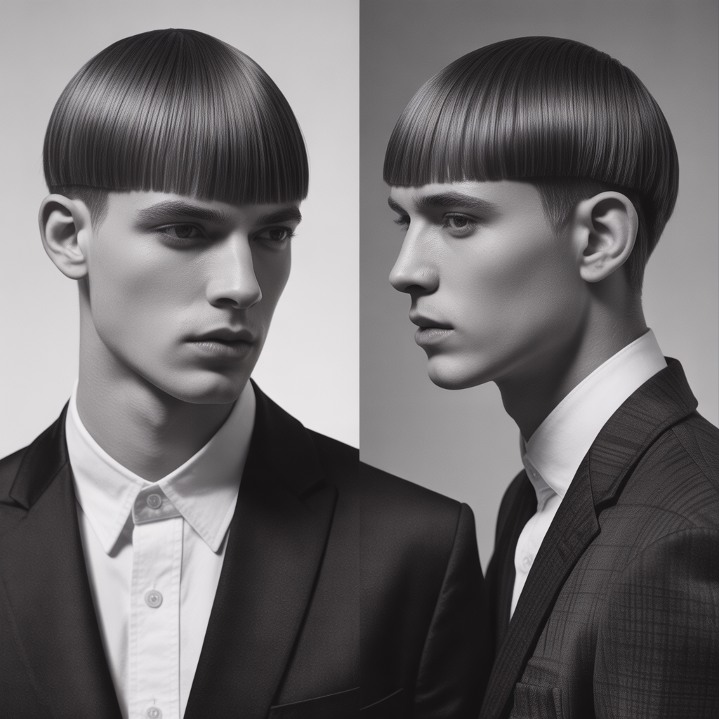 straight haircuts men
