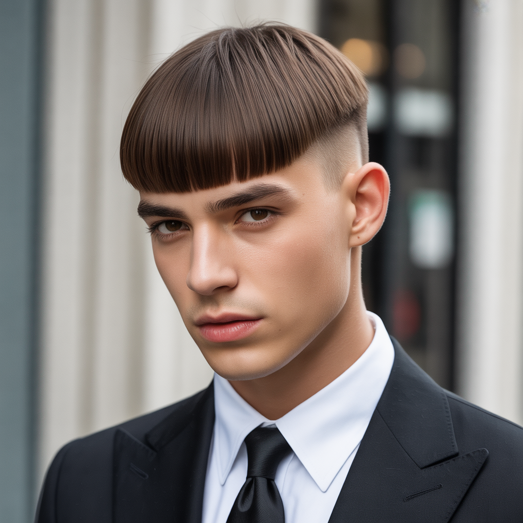 straight mens haircuts