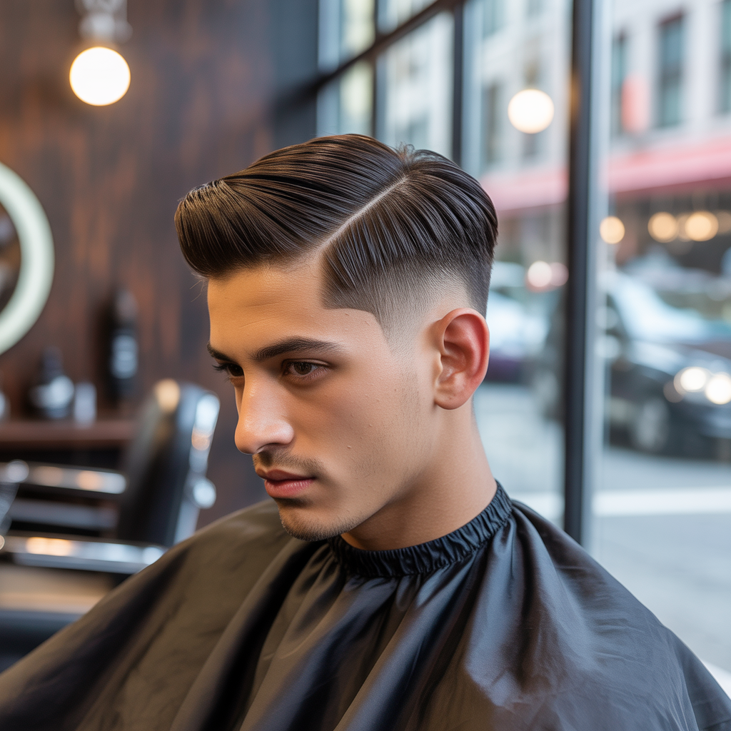 straight mens haircuts