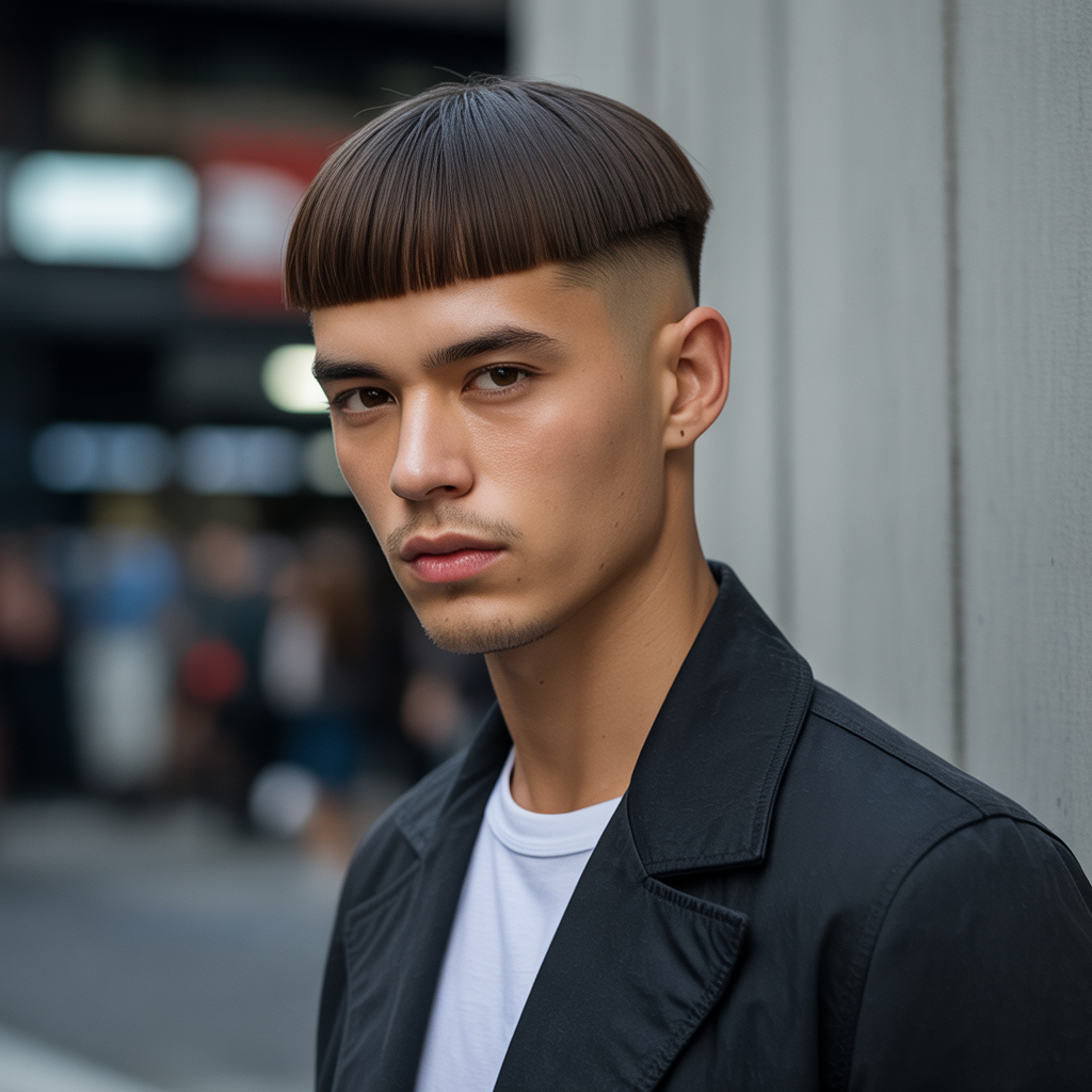 straight mens haircuts