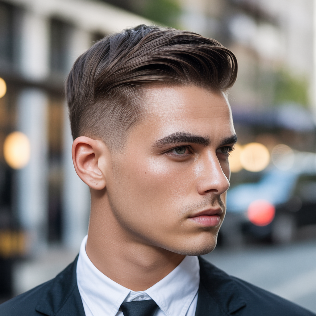 straight mens haircuts