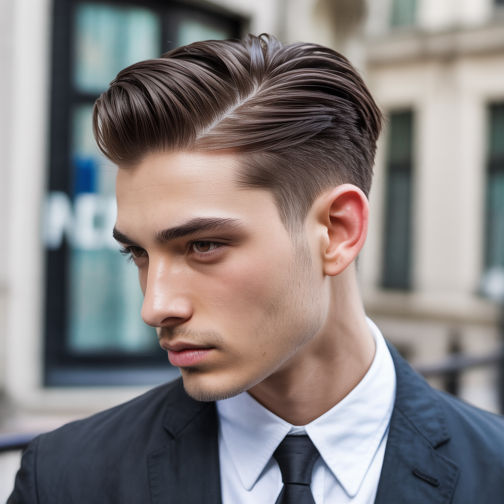 straight mens haircuts