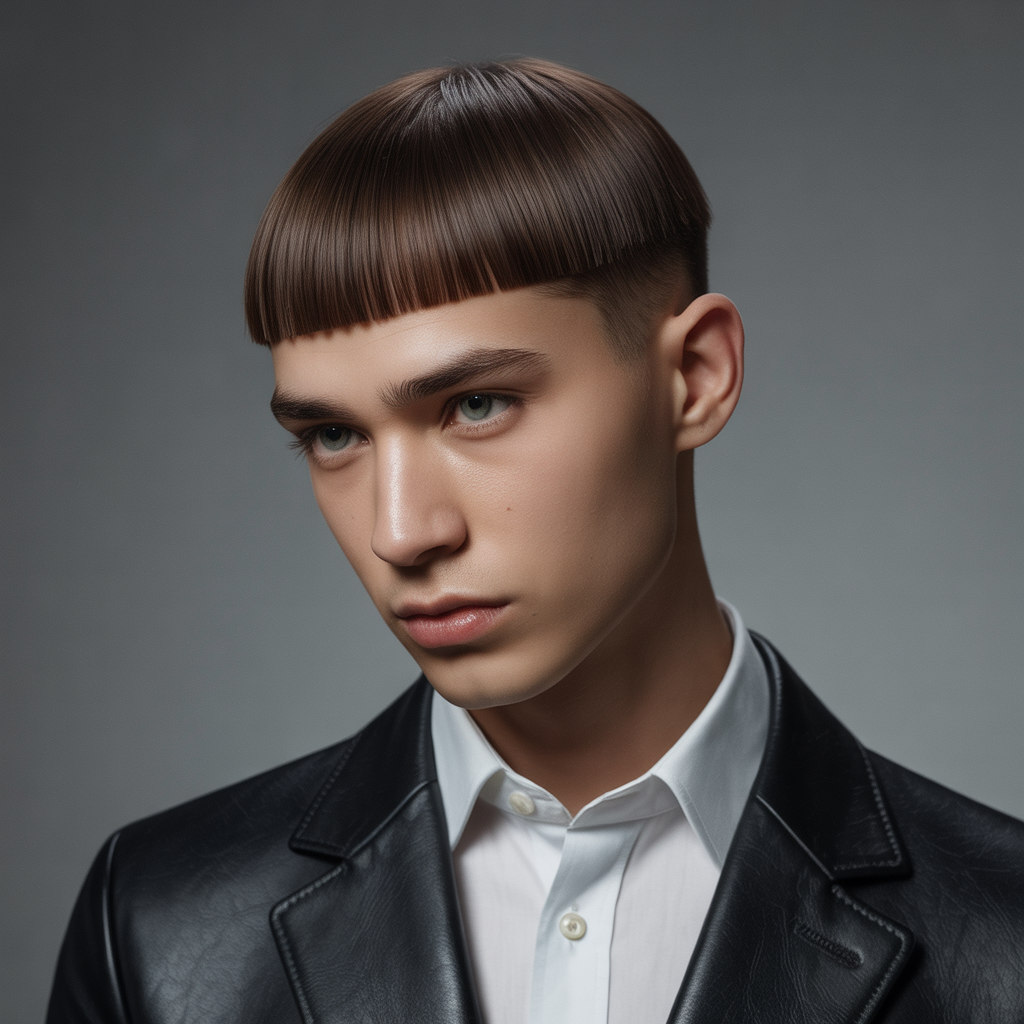 straight mens haircuts