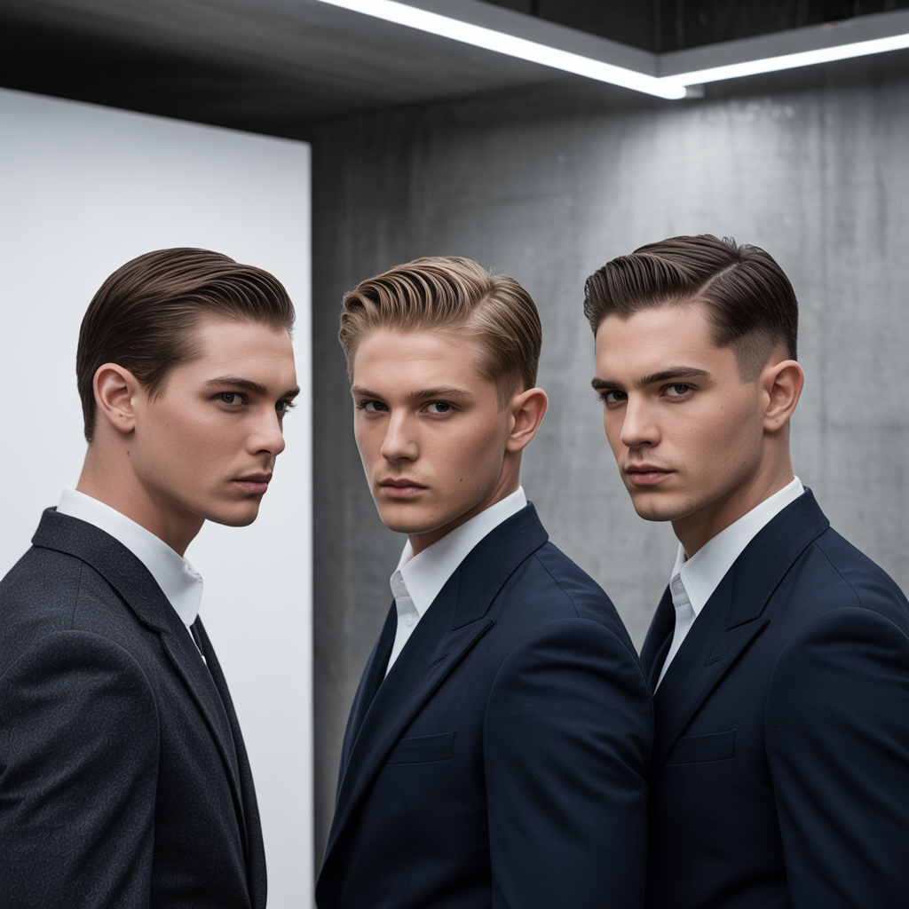 straight mens haircuts