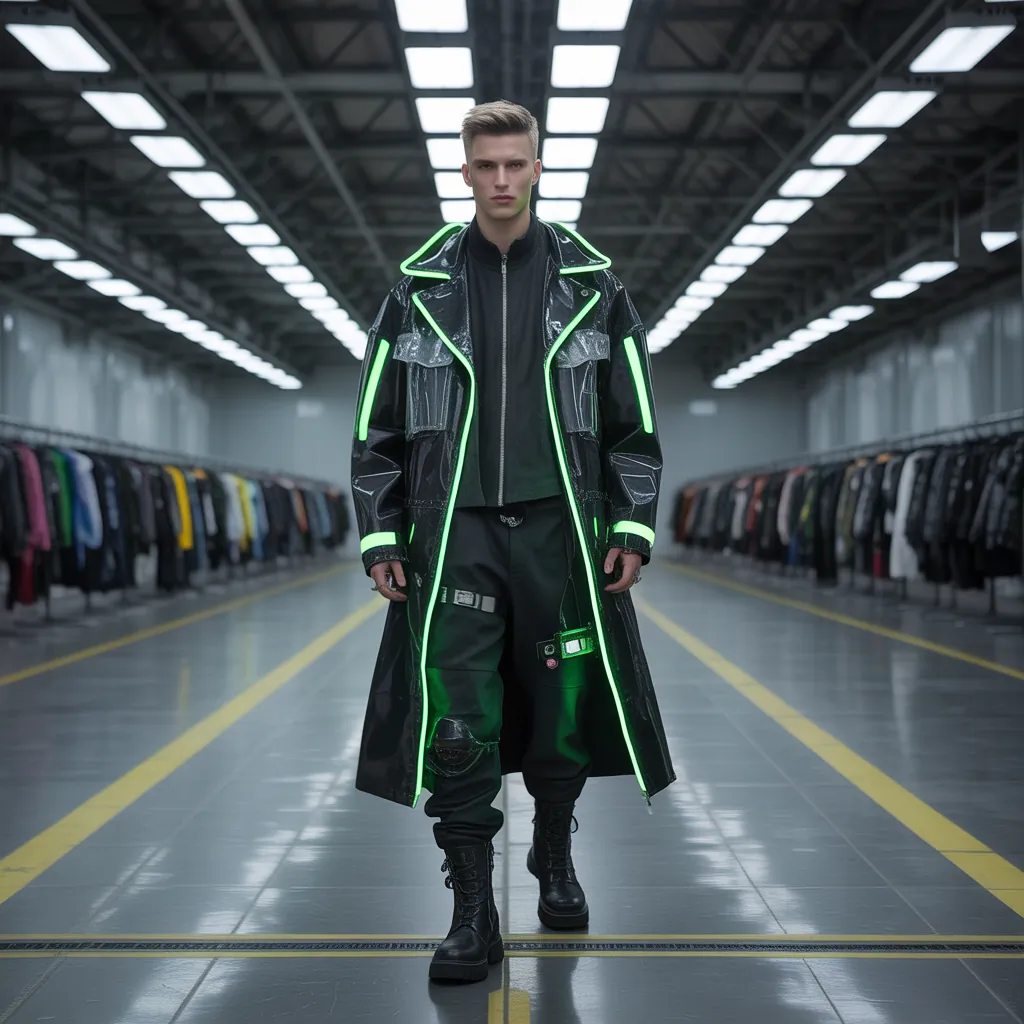 striking cyberpunk outfits for men