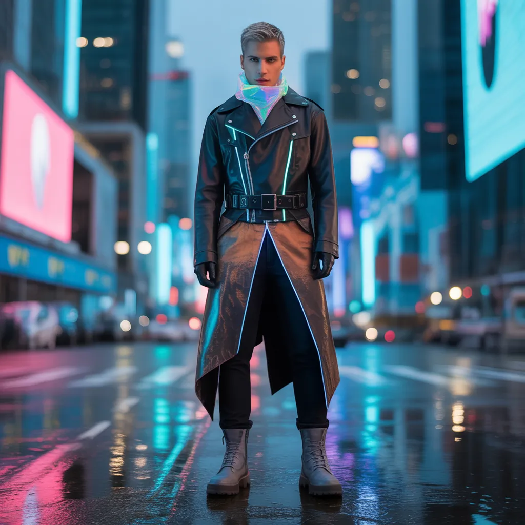 striking cyberpunk outfits for men