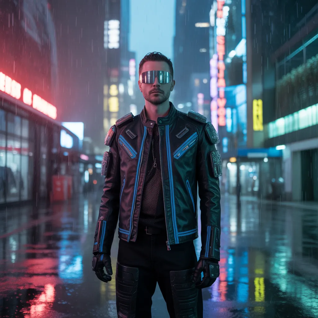 striking cyberpunk outfits for men