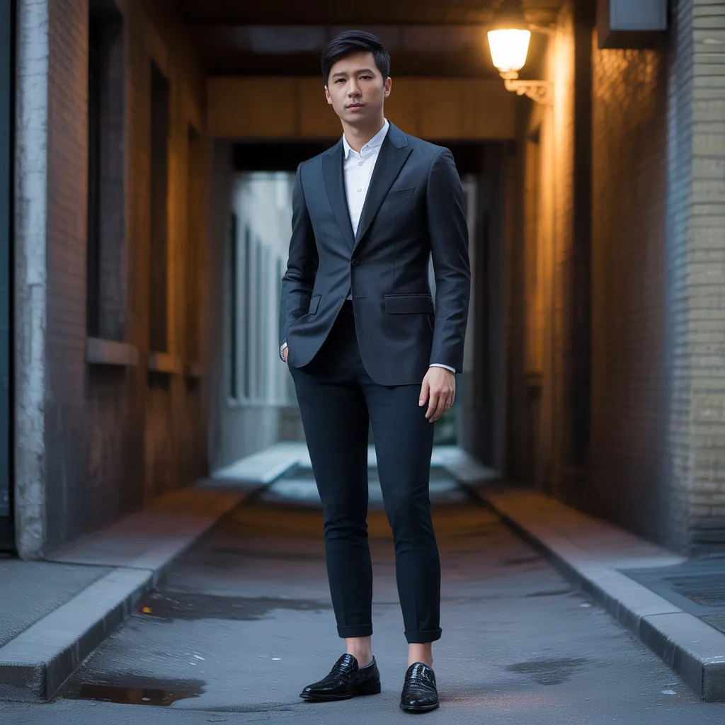 stylish black pant outfits men