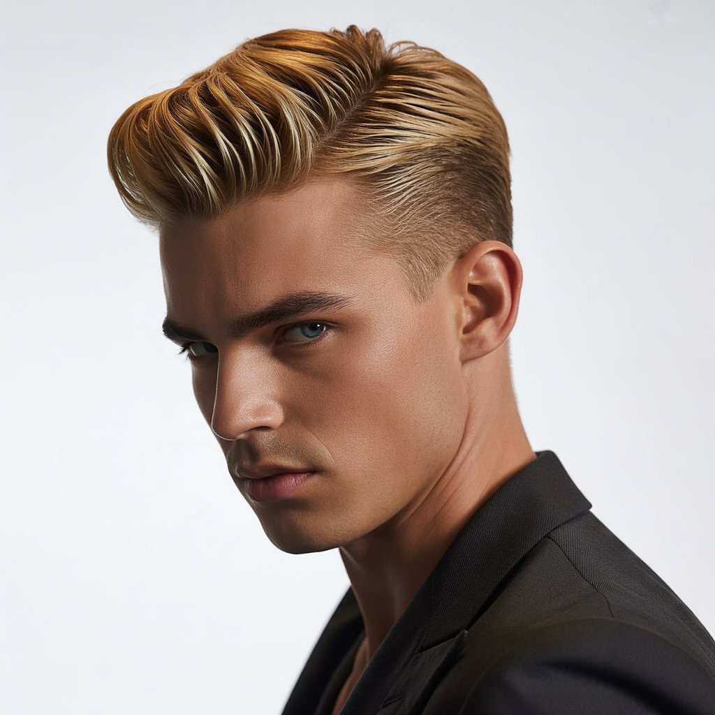 stylish blond hair for men