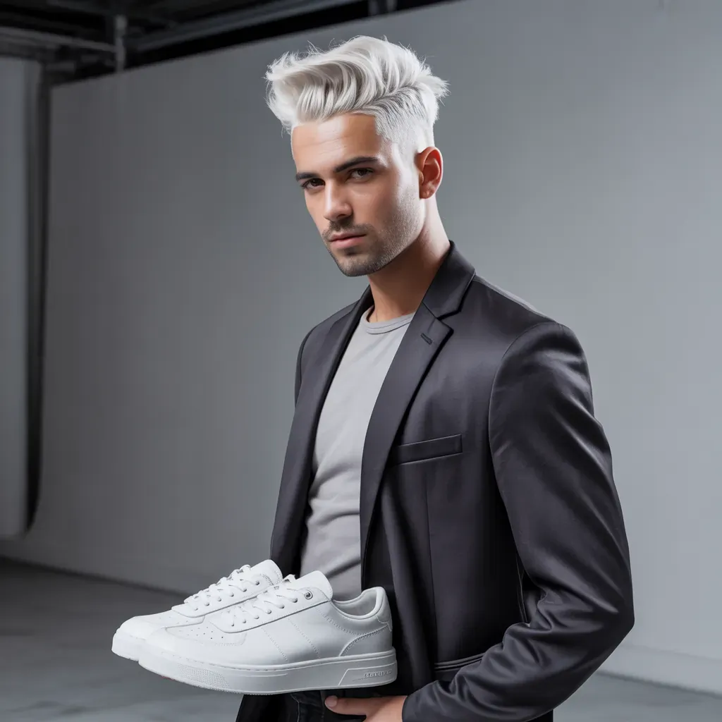 stylish blond hair for men