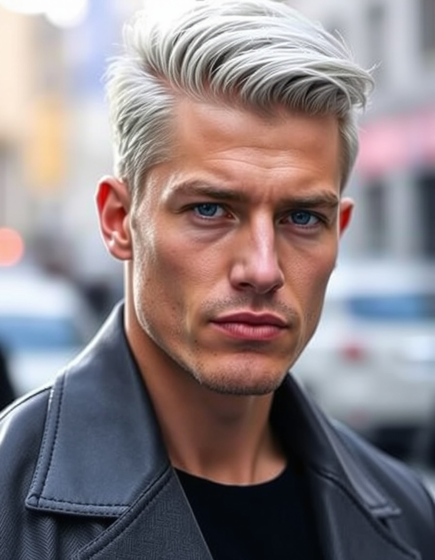 stylish blond hair for men