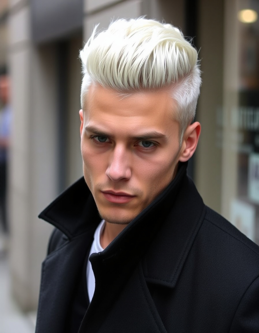 stylish blond hair for men