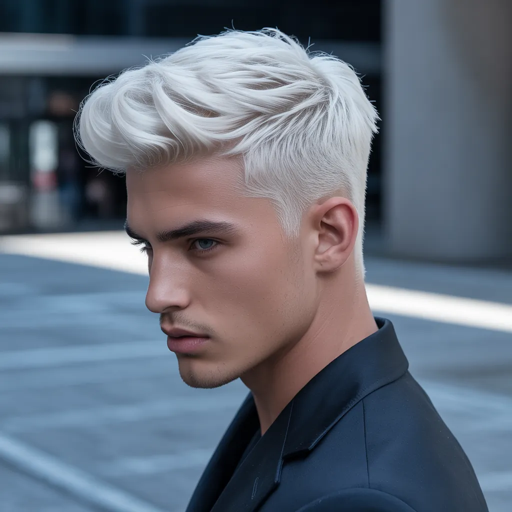 stylish blond hair for men