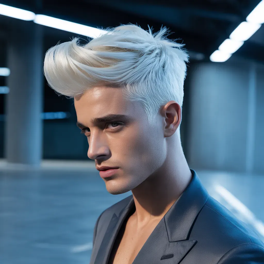 stylish blond hair for men