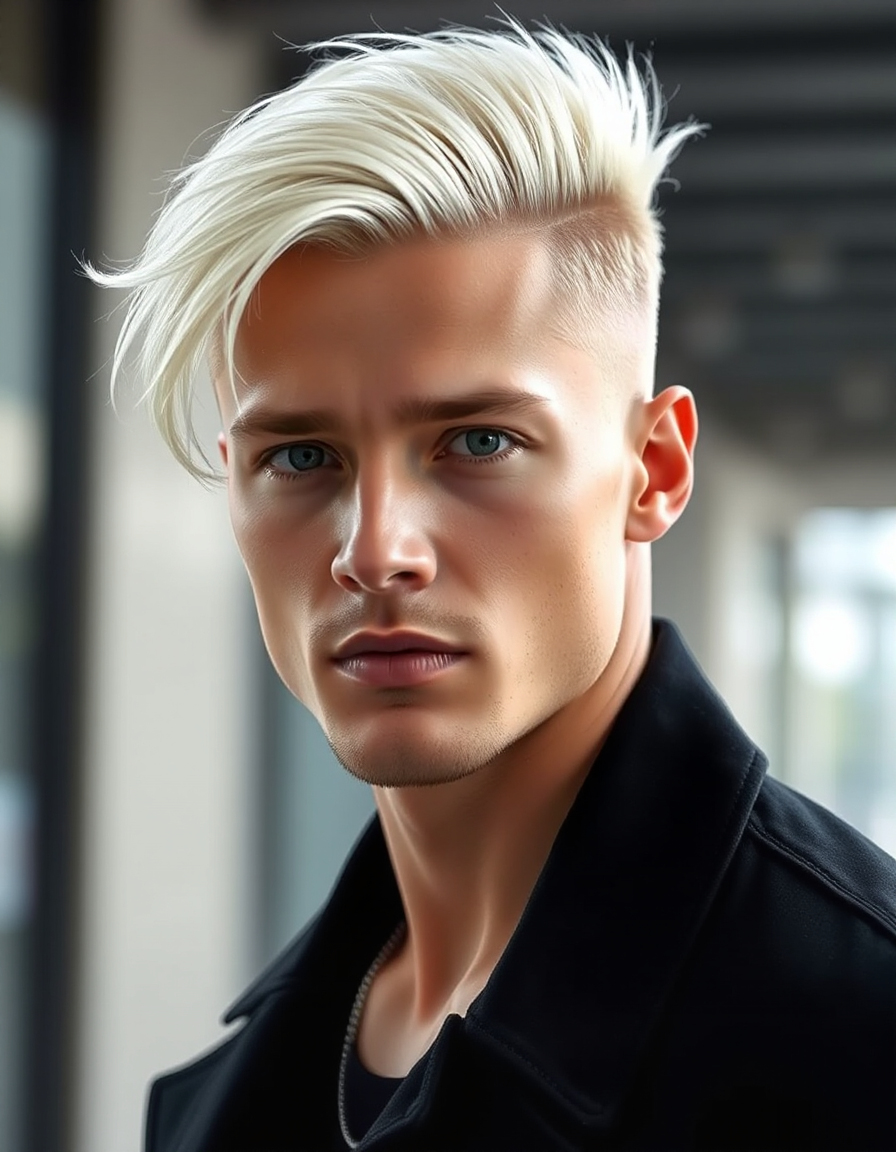 stylish blond hair for men