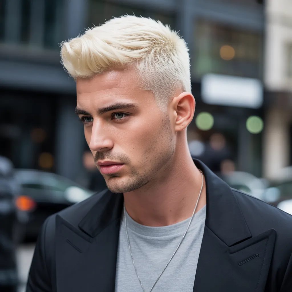 stylish blond hair for men