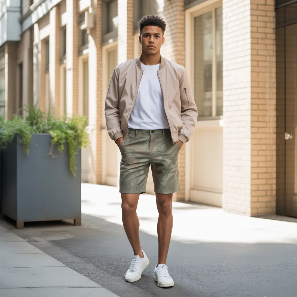stylish camo shorts outfits men